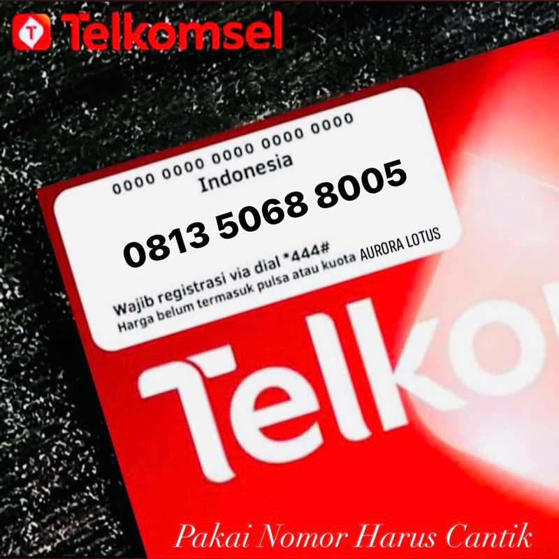 Nomor cantik simpati Telkomsel 8005 Bos