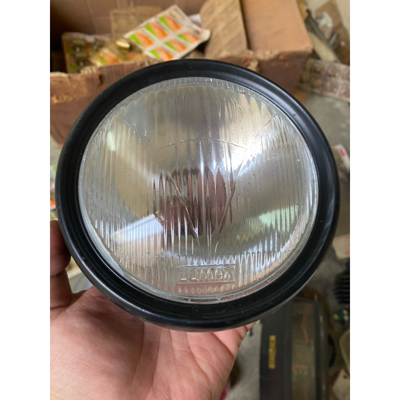 lampu depan bajaj deluxe chetak original lumax