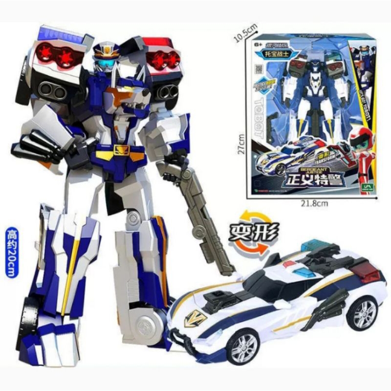 Robot Tobot Sergant Justice Jumbo Youngtoys Original