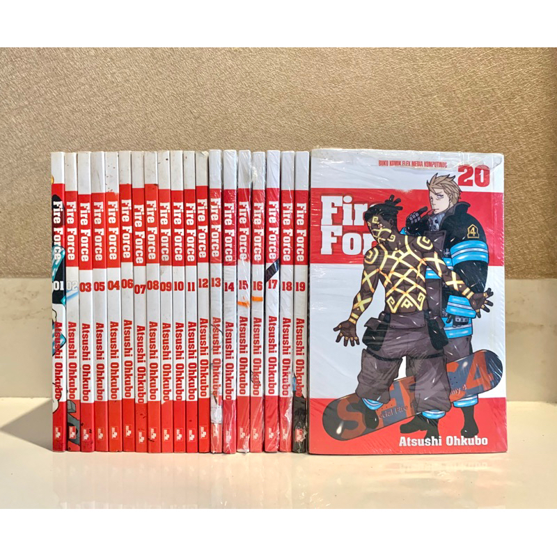SET A - Komik Manga Set Fire Force 1,2,3,4-20 by Atsushi Ohkubo