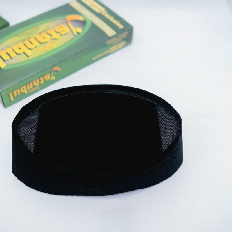 PECI SONGKOK SULTAN ISTANBUL HITAM POLOS