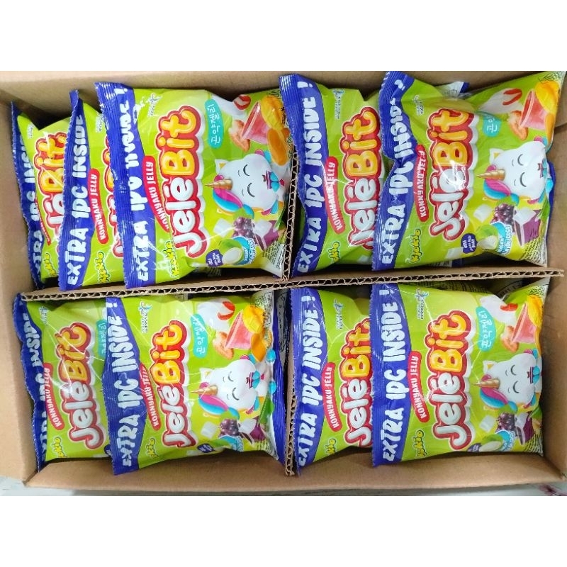 

Jelly( GACOR SUPER GACOR ) Jelebit Jelly Aneka Rasa Buah Isi 48 x 6 Pcs Exp aman Harga super terjangkau