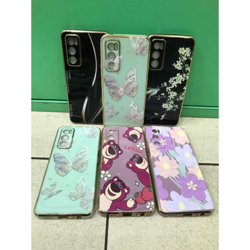 Softcase Motif Chrome Glossy Case Vivo V20SE