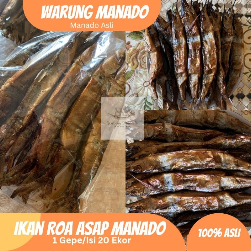 

IKAN ROA ASAP KHAS MANADO 1 GEPE ISI 20 EKOR UTUH