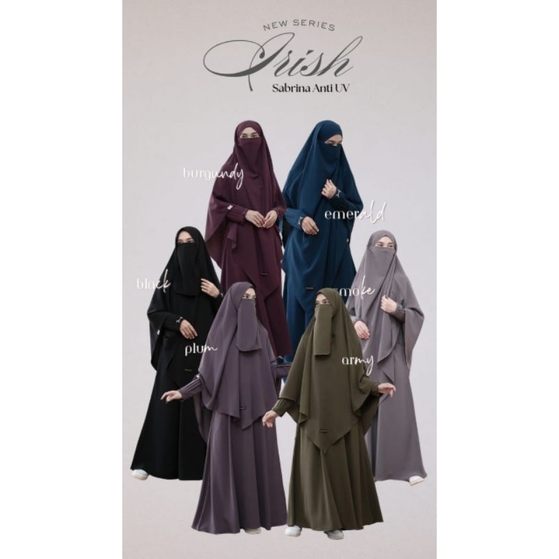 [READY] IRISH GAMIS SET BY GERAIMIKA | FRENC KHIMAR | NONPED | PED ANTEM | SABRINA ANTI UV | FREE CA