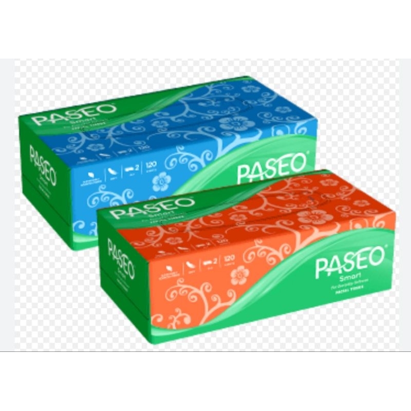 Paseo Smart Facial Tissue Box 120s