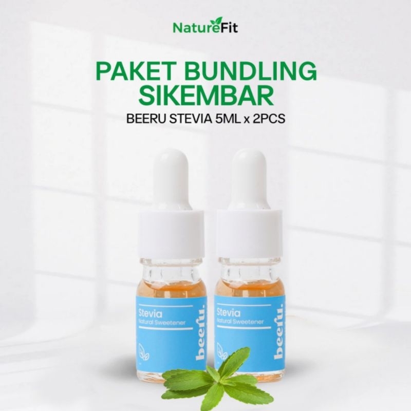 

Beeru Stevia Natural Sweetener Pemanis Alami 0 Kalori SehatTanpa Gula - Pengganti Gula Diabetes - Paket Sikembar