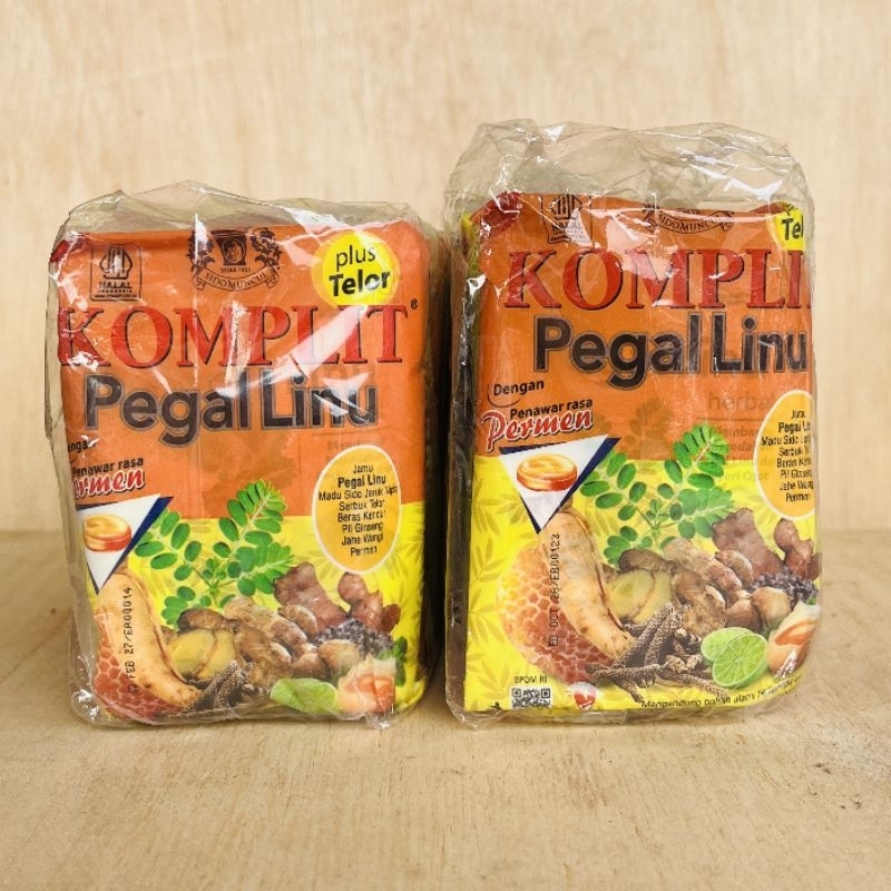 

Jamu komplit pegel linu plus telur sido muncul isi 10sachet