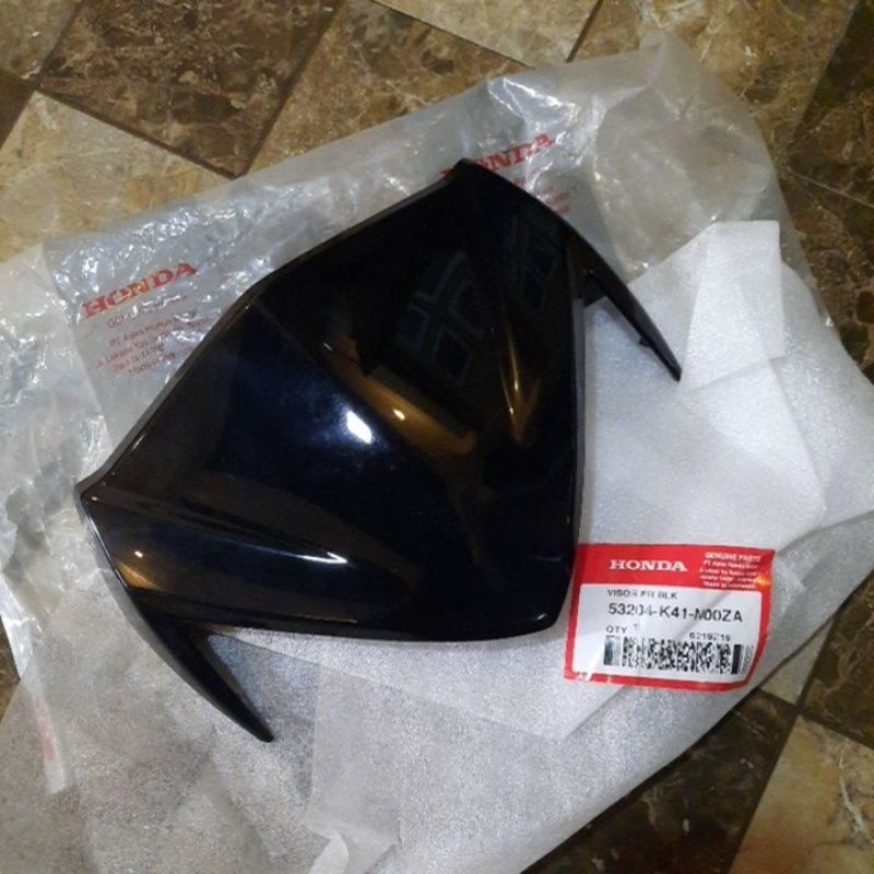 53204 K41 N00ZA VISOR BATOK LAMPU DEPAN SUPRA X125 FI ORIGINAL AHM