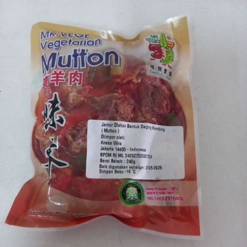 

Mutton Mr. Vege Vegetarian