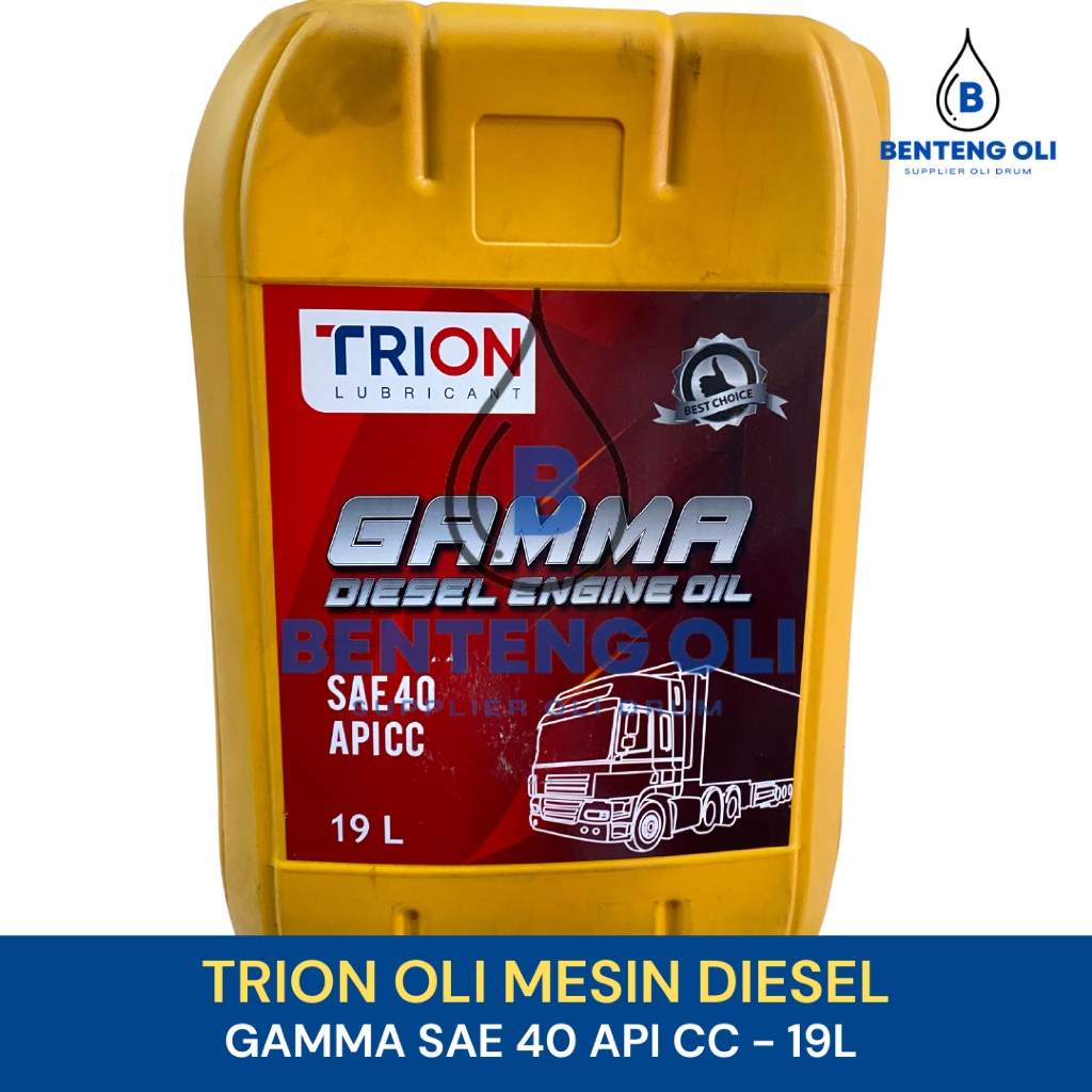 OLI MESIN DIESEL SAE 40 TRION GAMMA - 19L