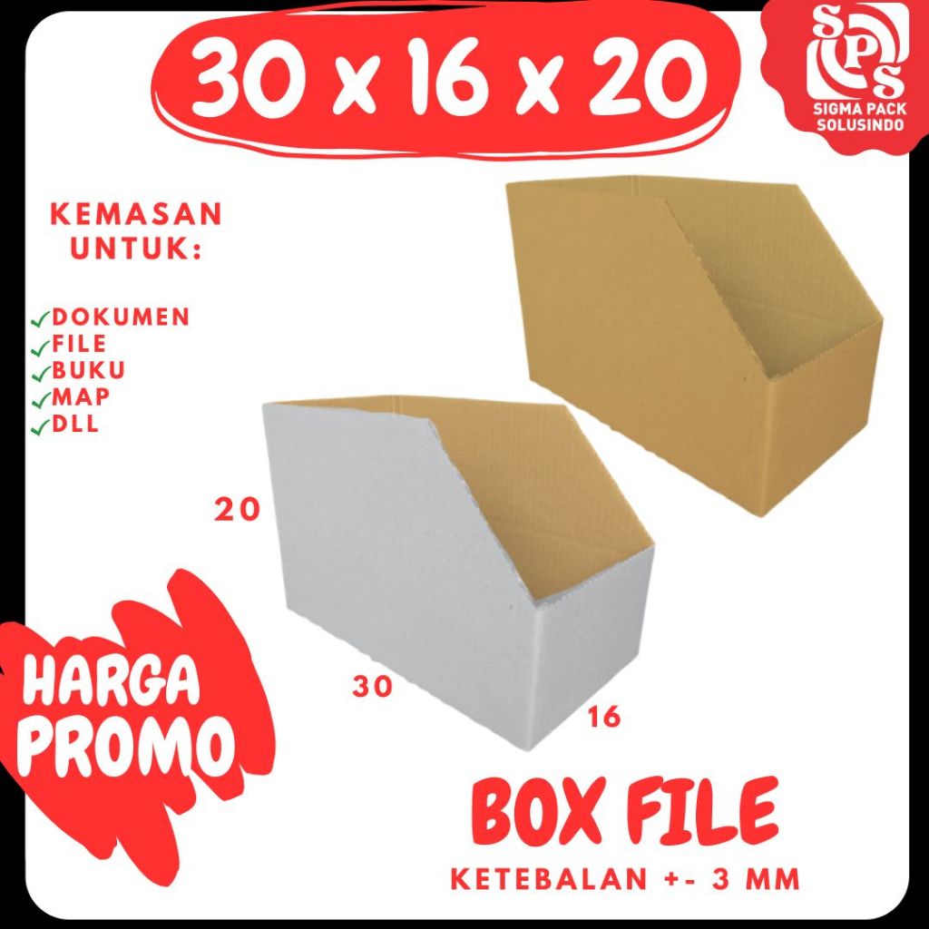 

Box File 30x16x20 Folder Map Box Bin Arsip Storage Box Bin Box Folder Bindex Partisi Bondex Map