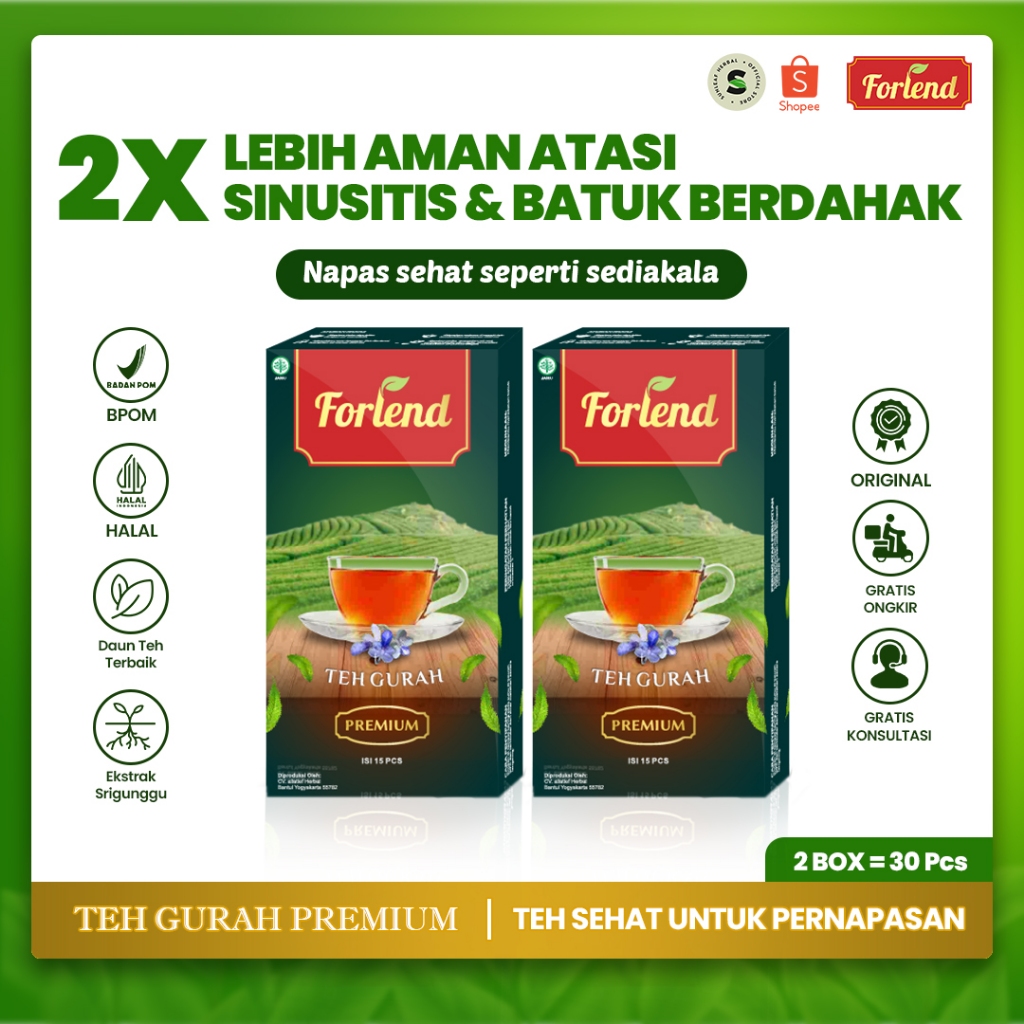 

FORLEND Alternatif Gurah Penghilang Lendir Dahak Detoks Sinusitis & Atasi Batuk Pilek Berdahak BPOM