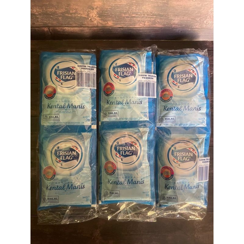

Susu frisian flag / susu kental manis sachet 1 bungkus ( isi 6 sachet)