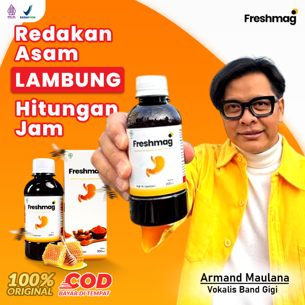 

FRESHMAG- Madu Hutan Khusus Ampuh atasi Masalah Gerd Asam Lambung dan Magh