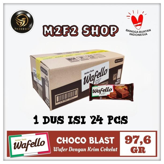 

Roma Wafer Wafello Choco Blast | Krim Cokelat - 97,6 gr (Kemasan Karton)