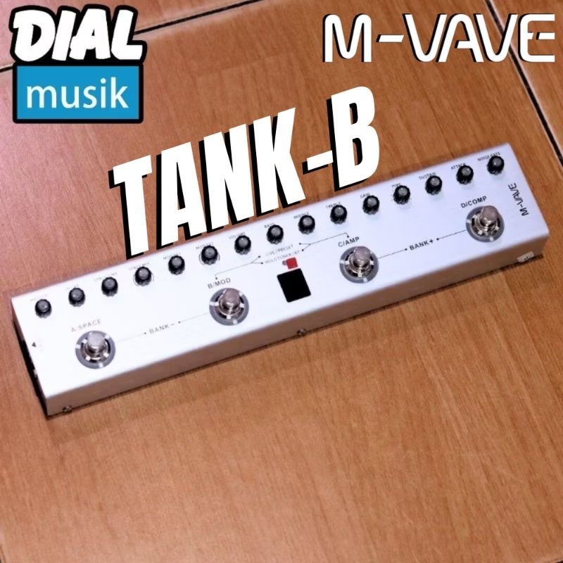 M-Vave Tank B - Multi Effect Strip Bass  / Multi Efek Bass / MVave / M Vave Original