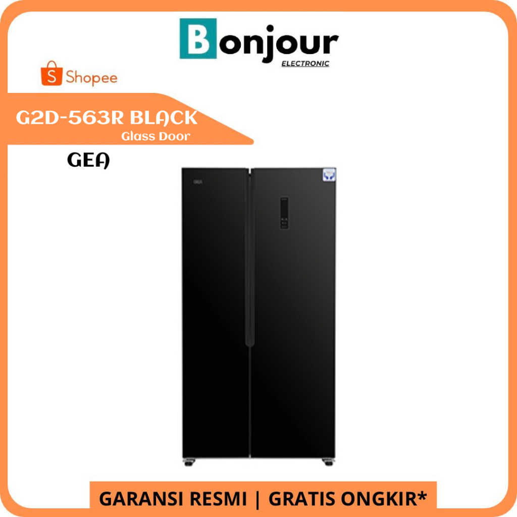 GEA G2D-563R I G2D563 I G2D 563 - GEA KULKAS SIDE BY SIDE PROMO