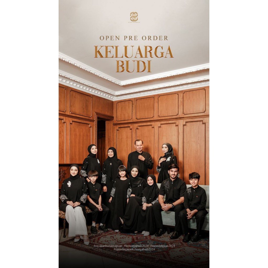 PUAN INDONESIA - Koko Dad Pendek Polos Dan Bordir Keluarga Budi Tersedia 6 Pilihan Warna