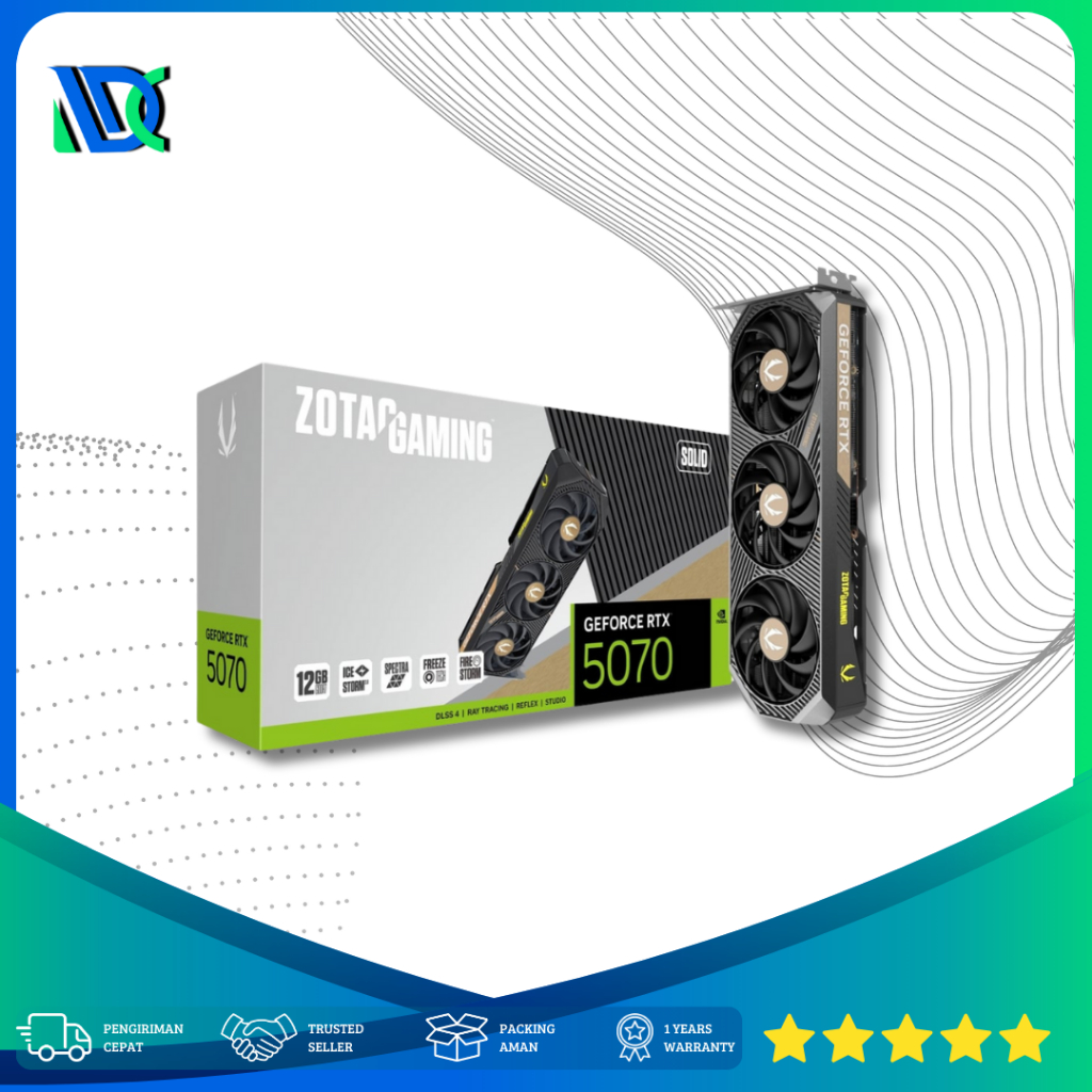 ZOTAC GeForce RTX 5070 SOLID 12GB GDDR7 RTX5070