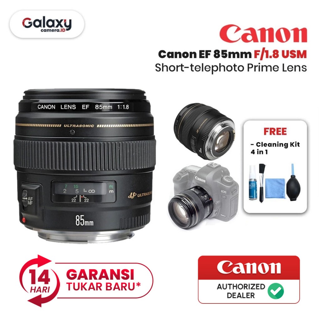 Lensa Canon EF 85mm F/1.8 USM