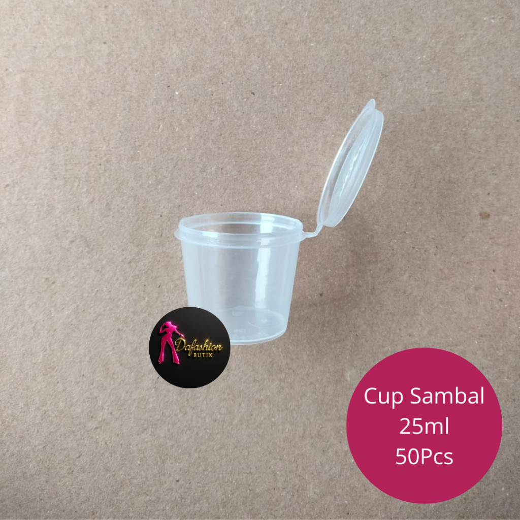 Cup Sambal Ukuran 25 ML | Wadah Mayonaise | Cup Slime