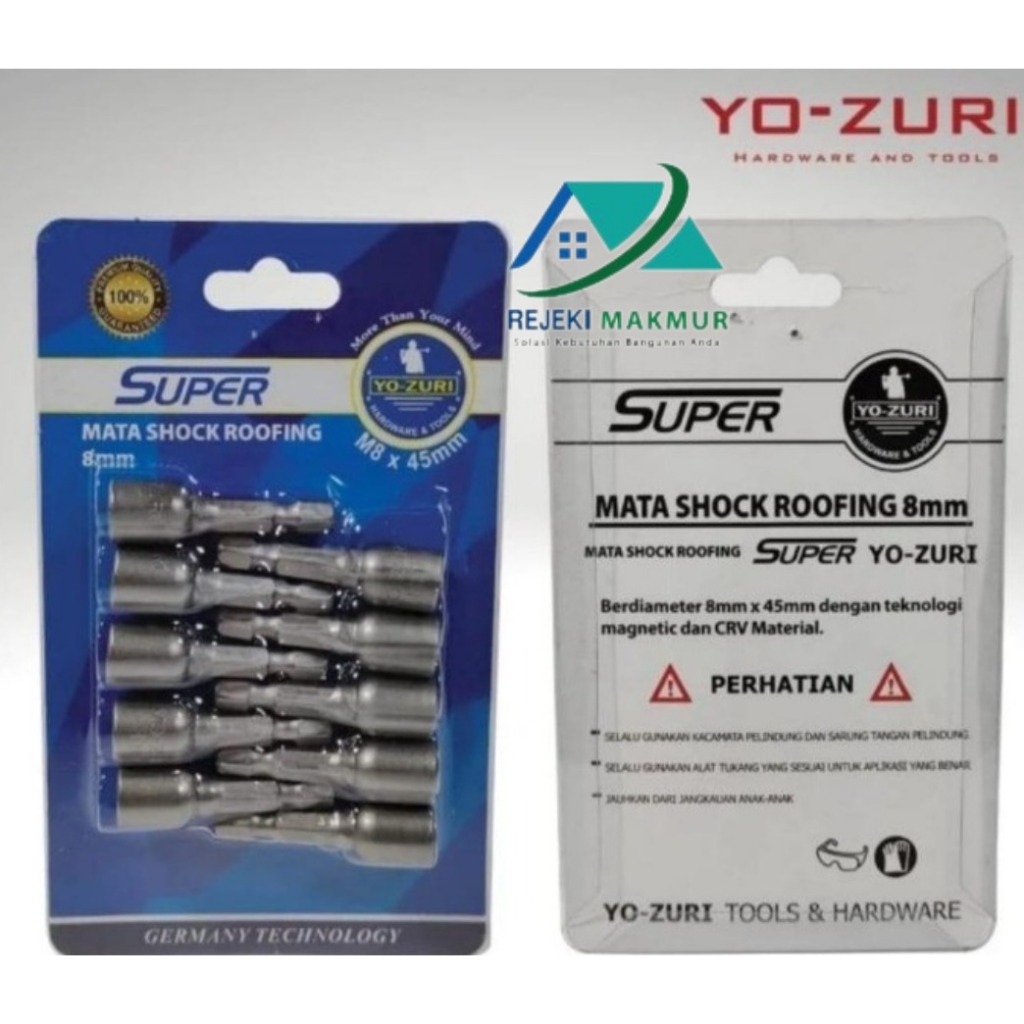 Mata Sock Roofing pjg magnet baja ringan / Sok Roofing baut Baja ringan