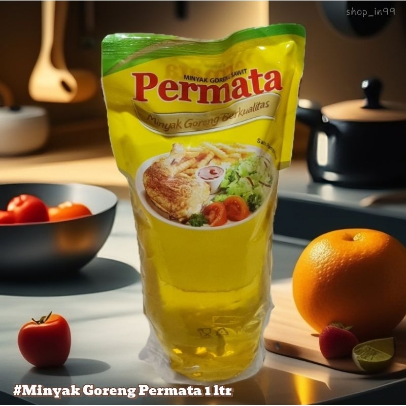

Minyak Goreng pouch Permata 1ltr