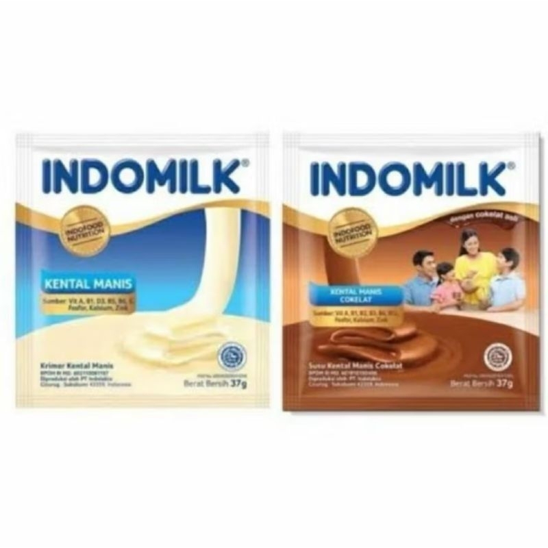 

Indomilk susu kental manis 37gr isi 6sachet