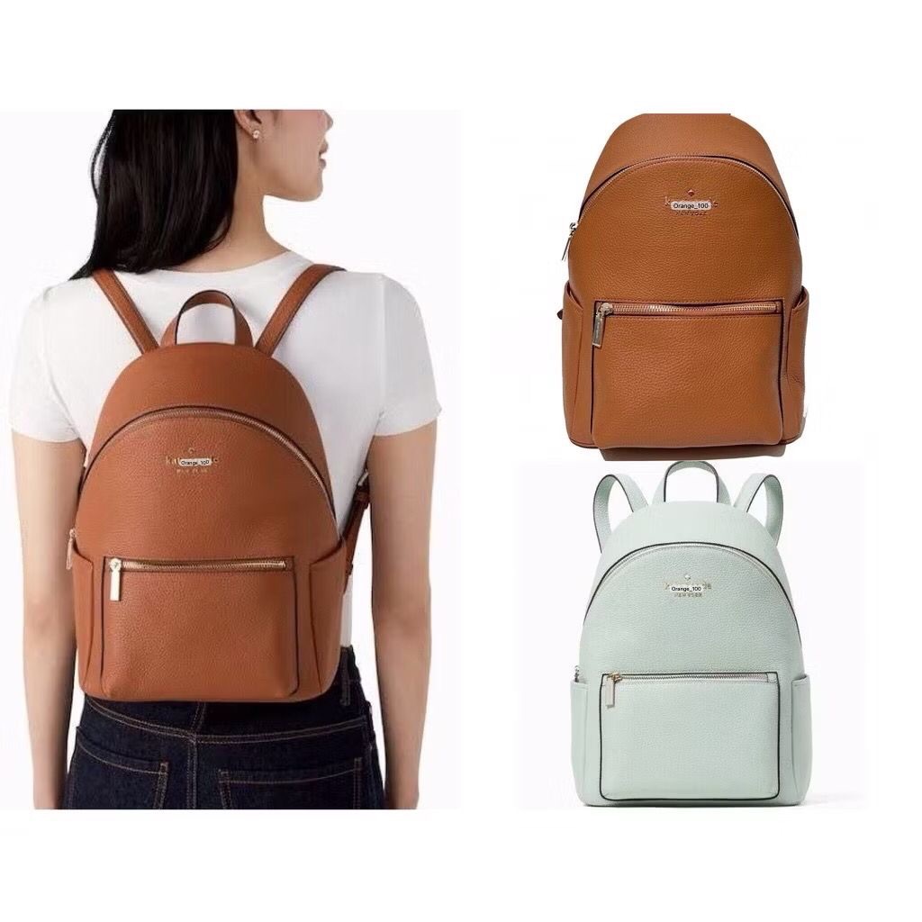 TAS RANSEL WANITA KS LEILA DOME BACKPACK PEBBLED LEATHER ORIGINAL