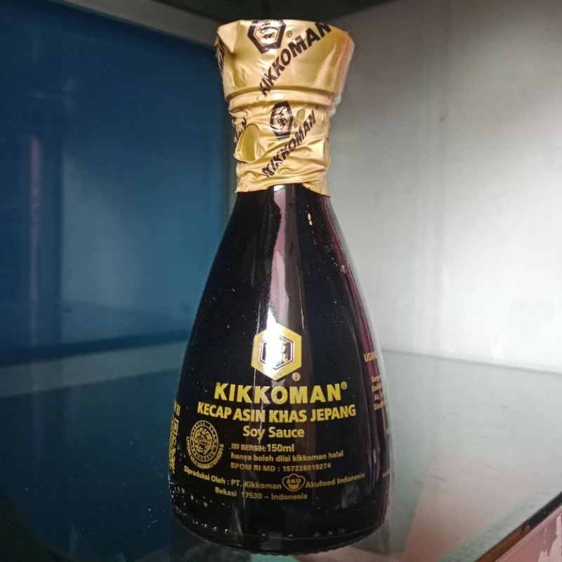 

Kikkoman 150ml Soy Sauce Kecap Asin Sushi Bumbu Masak