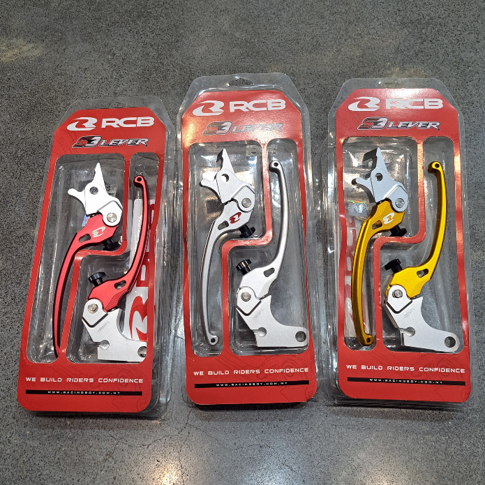 HANDLE RCB S3 CBR250RR GOLD SILVER MERAH