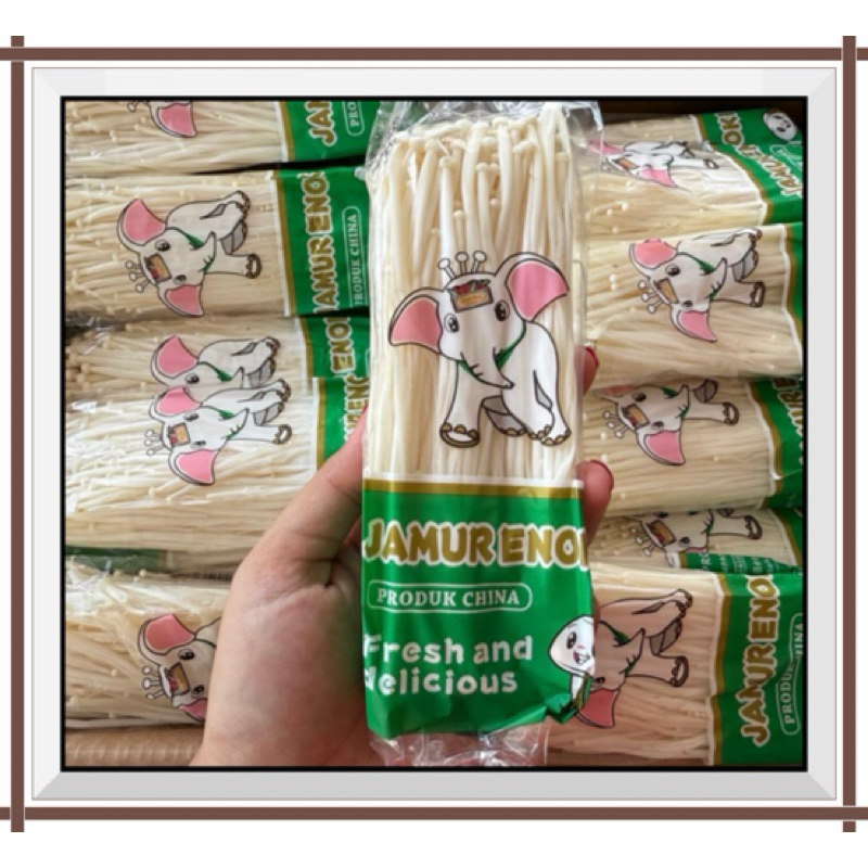 

Jamur Enoki 100gr - Enoki Mushroom