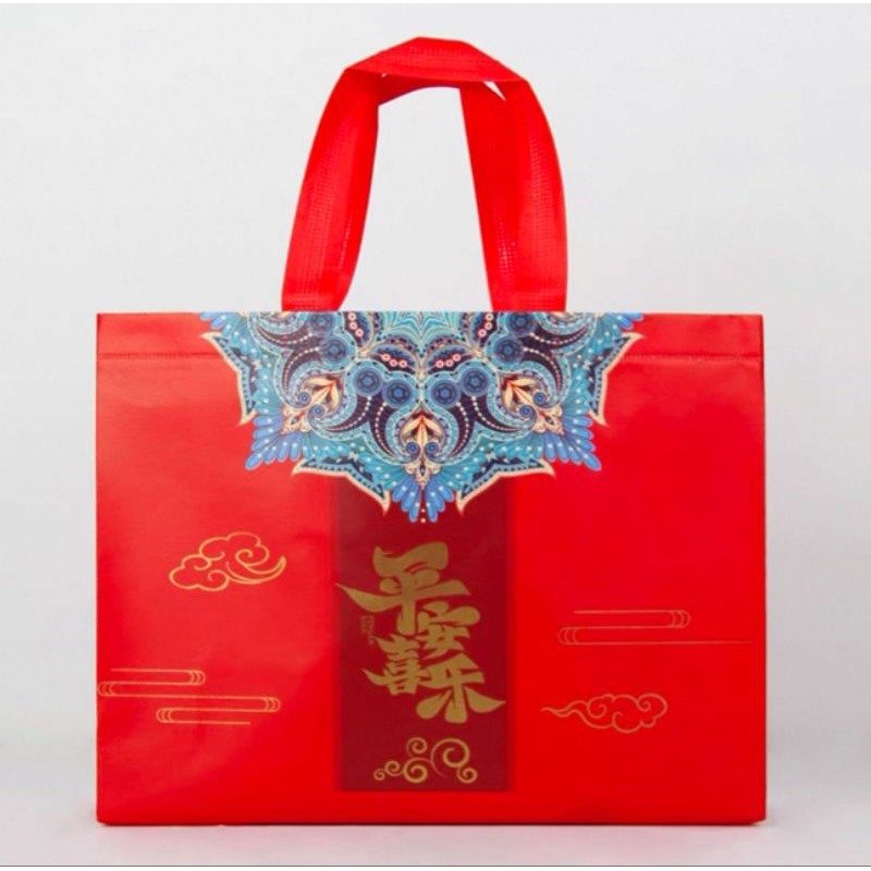 

Kantong Imlek Tas Goodies Bag Kado Imlek Merah Celebration Anti Air