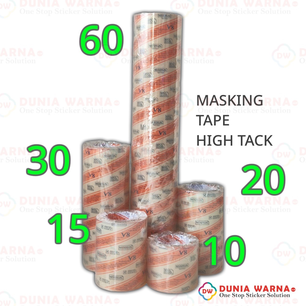 

Promo MHT15 Transfer Tape Maxdecal Masking High Tack 15 Cm Clear Application Bening Cutting Sticker