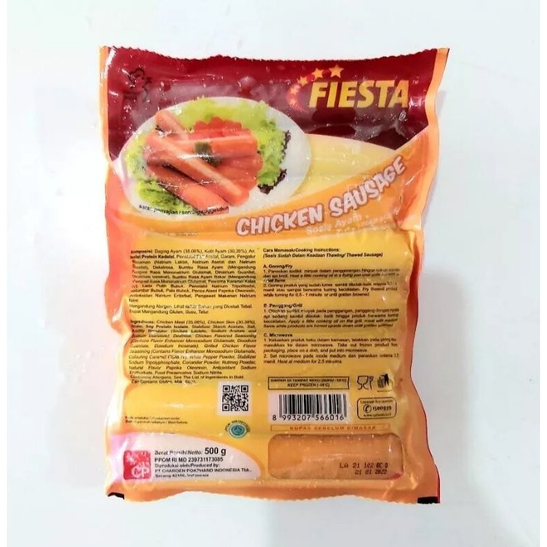 

FIESTA SOSIS AYAM 15 BATANG 500GR