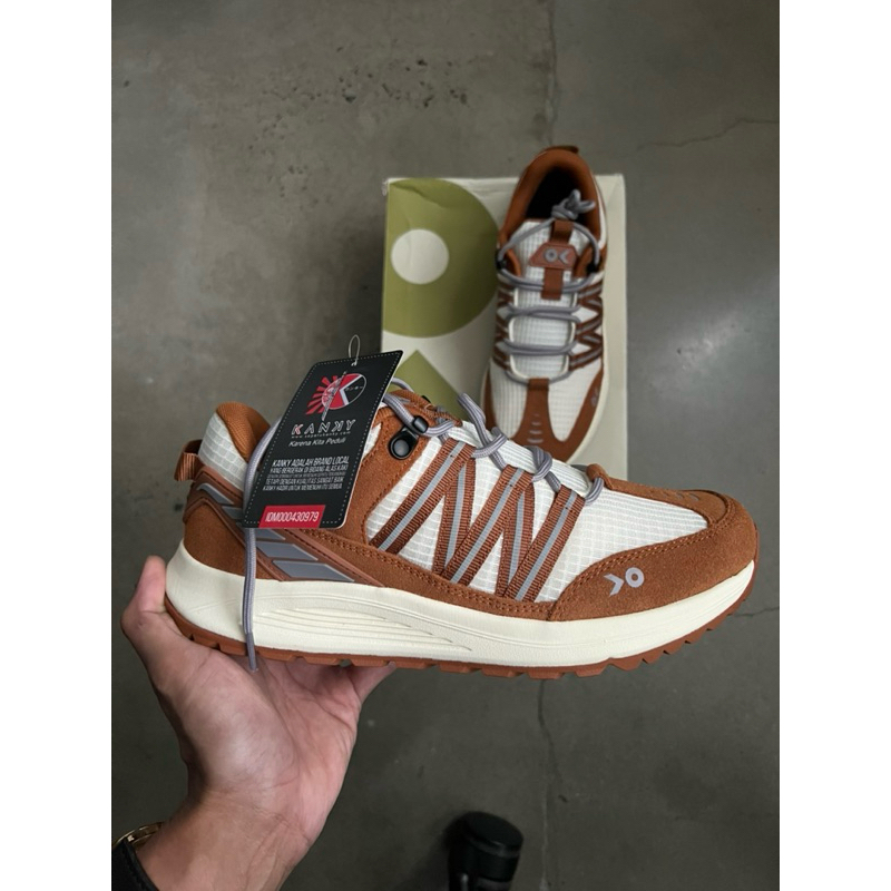 (Original) Kanky Story Kitadake sepatu sneakers casual Brown Beige