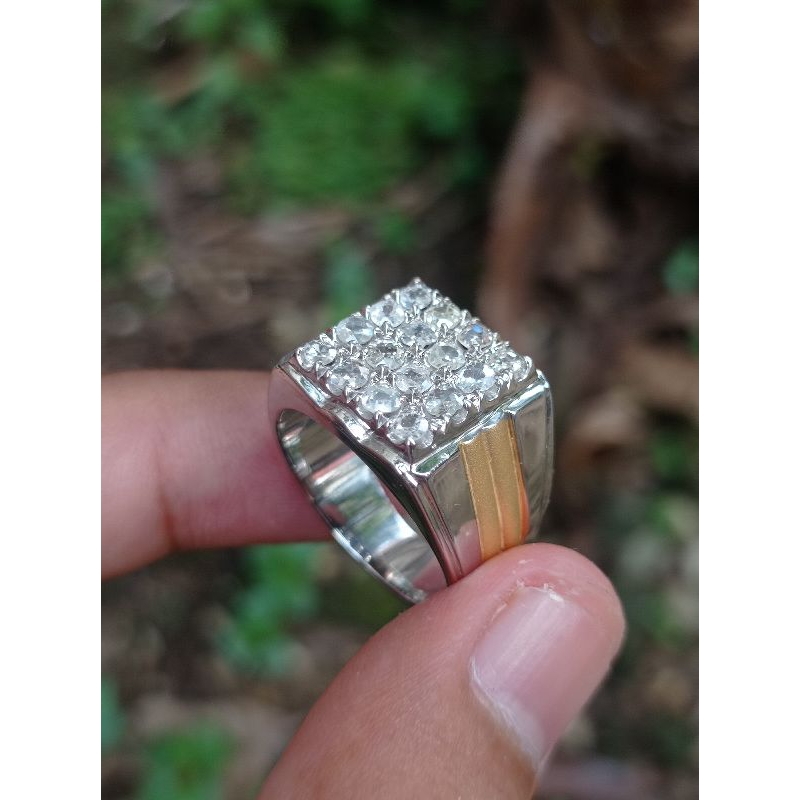 cincin pria full berlian Banjar