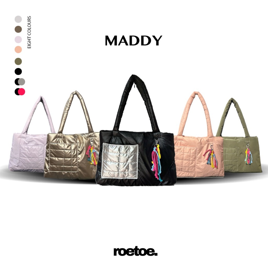 Totebag maddy | Totebag puffy | Tas laptop  | Tas puffy - roetoe
