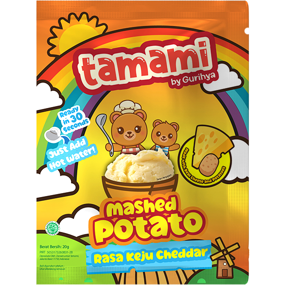

TAMAMI MASHED POTATO CHEDDAR 20 GR 8997216623814