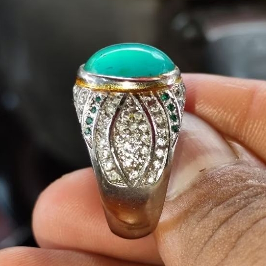 cincin batu akik bacan doko natural asli batu alam
