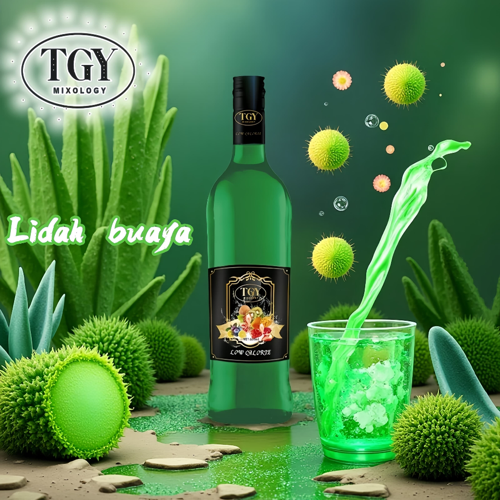 

TGY MIXOLOGY Sirup Cair Konsentrat Minuman Pandan - HALAL - 750 mL - Syrup