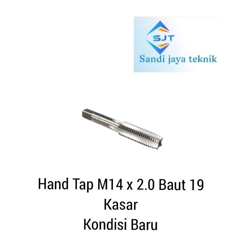 tap hand tap m14x2.0 tap baut 19 drat kasar tap m14 x 2 Baru
