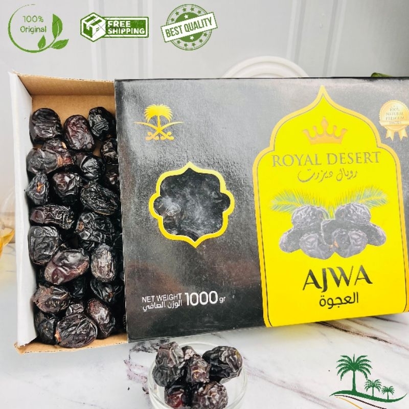 

Kurma Ajwa Madinah/Nabi Royal Desert Eksklusif 1kg