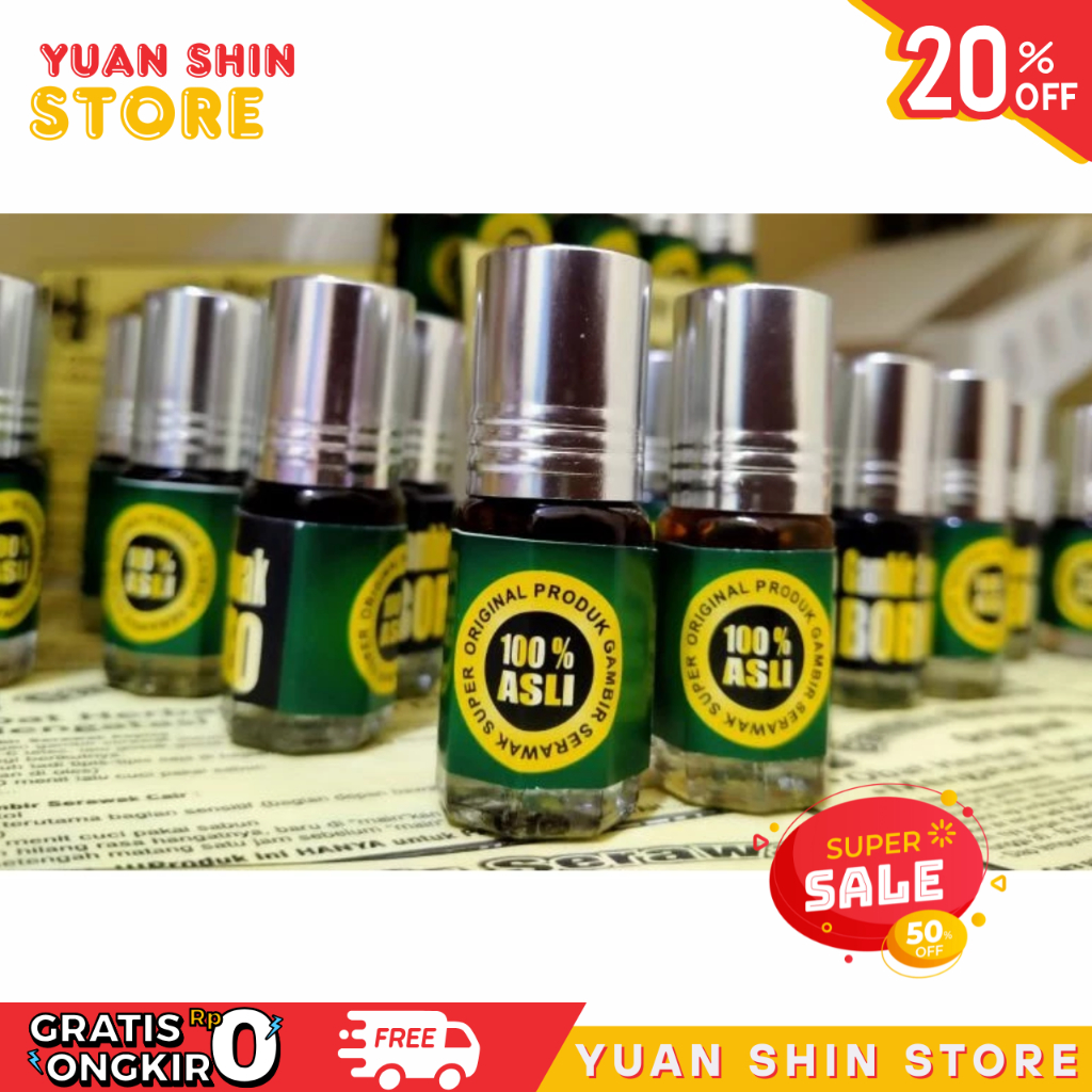 Gambir Siam atau Serawak Cair Hjau / Gambir siam stiker hijau