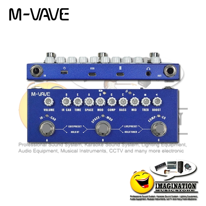 M-VAVE Cube Baby Bass Pedal Effect