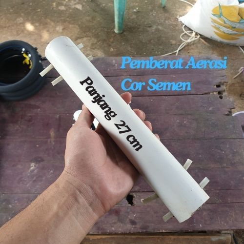 Pemberat Aerasi Uniring Kolam Ikan Material Pipa dan Semen