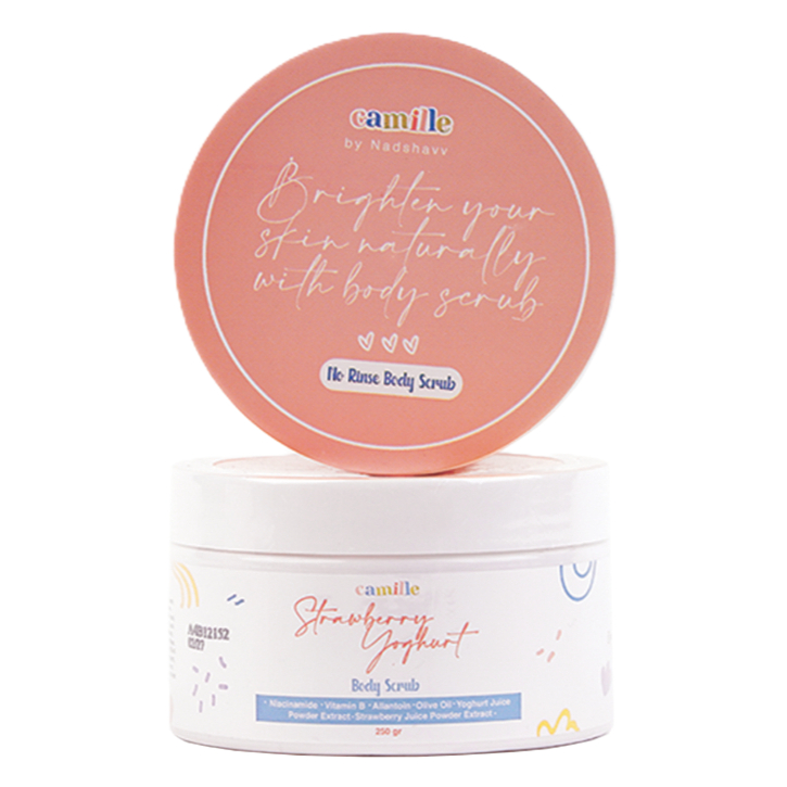 CAMILLE STRAWBERRY YOGHURT BODY SCRUB 250gr