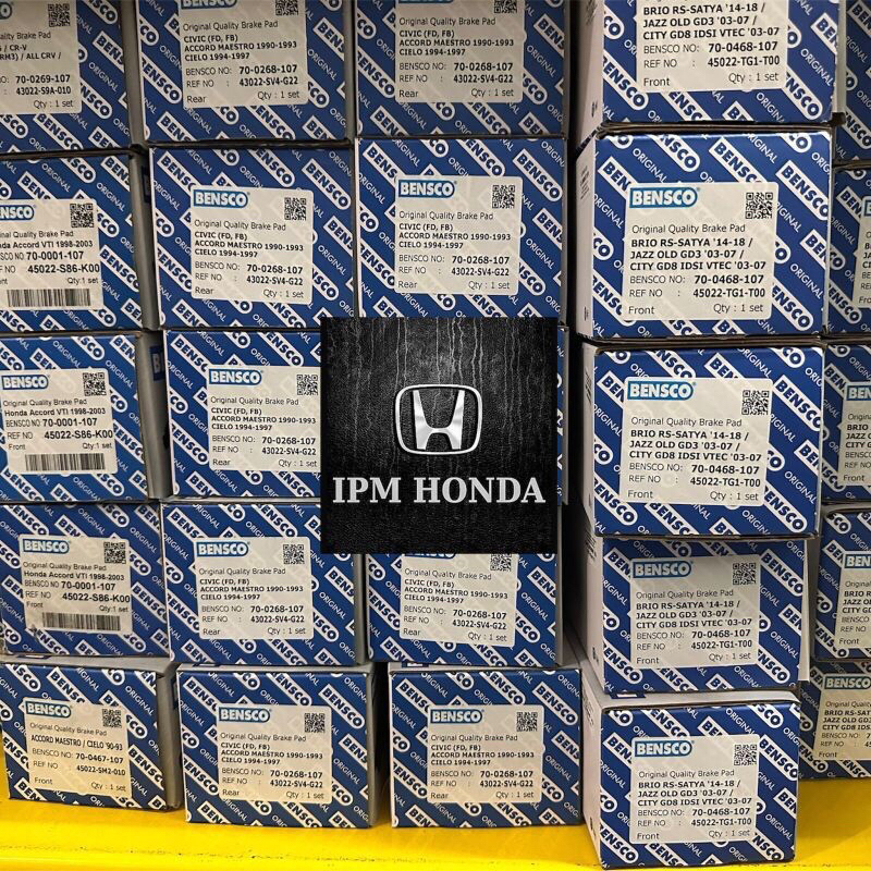 04465-52260 / 04465-0D140 / 04465-YZZR6 Brake Pad Kampas Rem Depan Toyota Vios Limo Type E 2007 2008