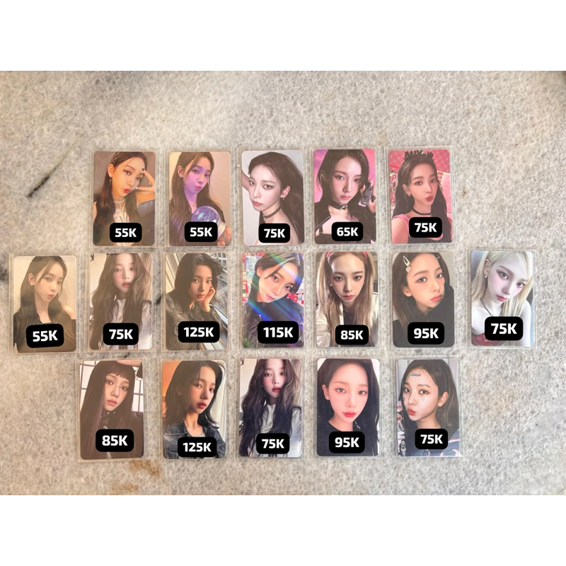 photocard official karina aespa